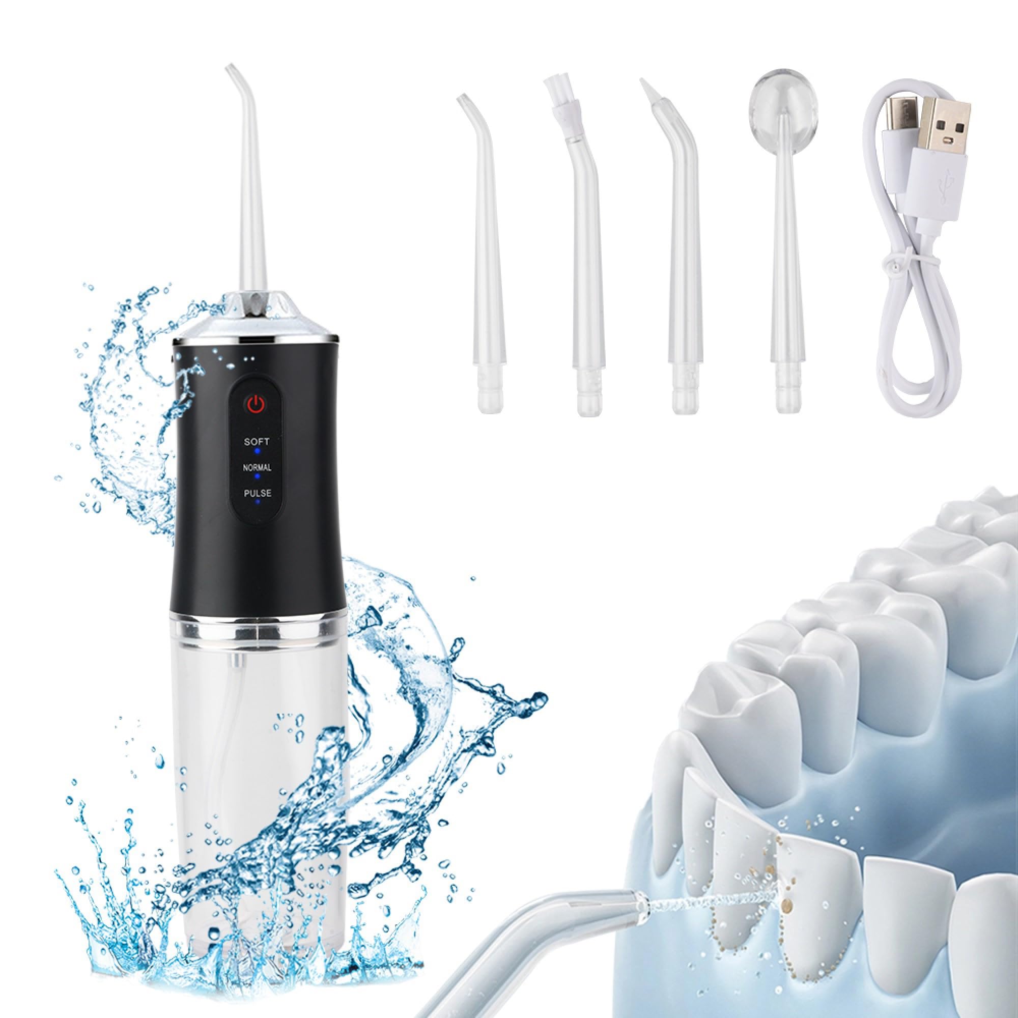 Water Flosser Cordless - Портативный ирригатор для полости рта, ирригатор