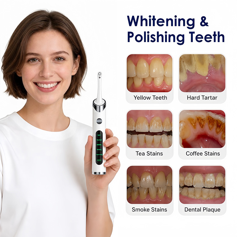 Teeth Whitening Kit With Light - Набор для полировки и отбеливания зубов