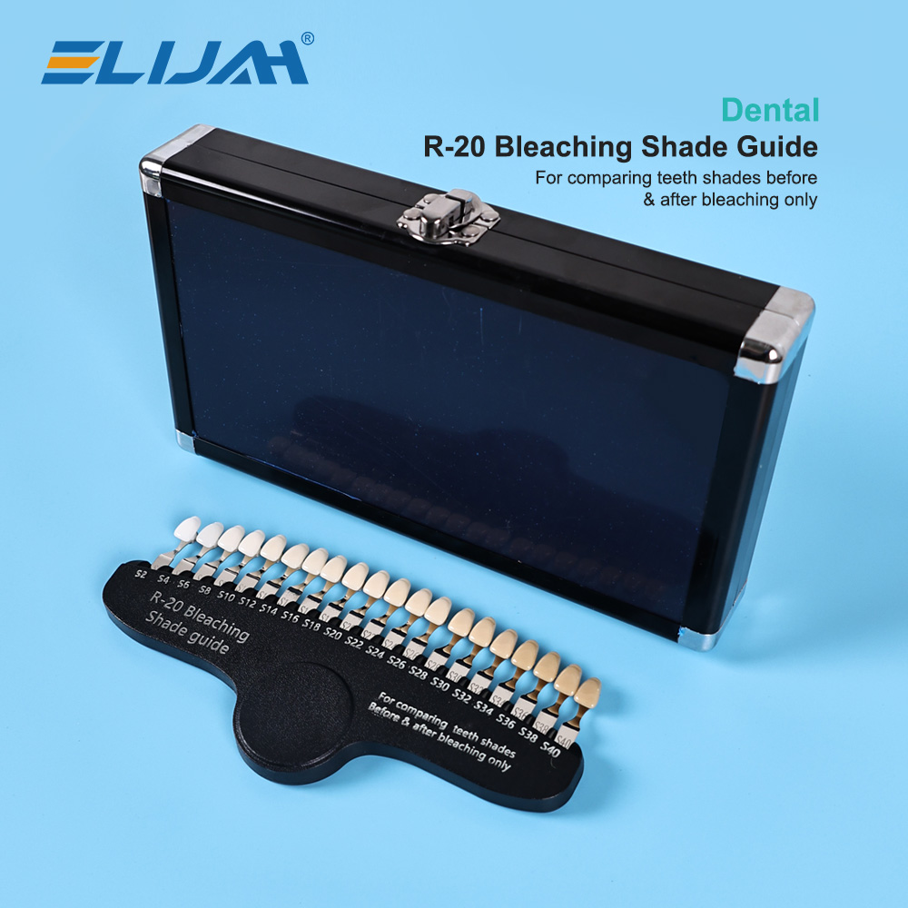 Teeth Whitening Shade Guide - ELIJAH R-20 Руководство по отбеливанию тента,