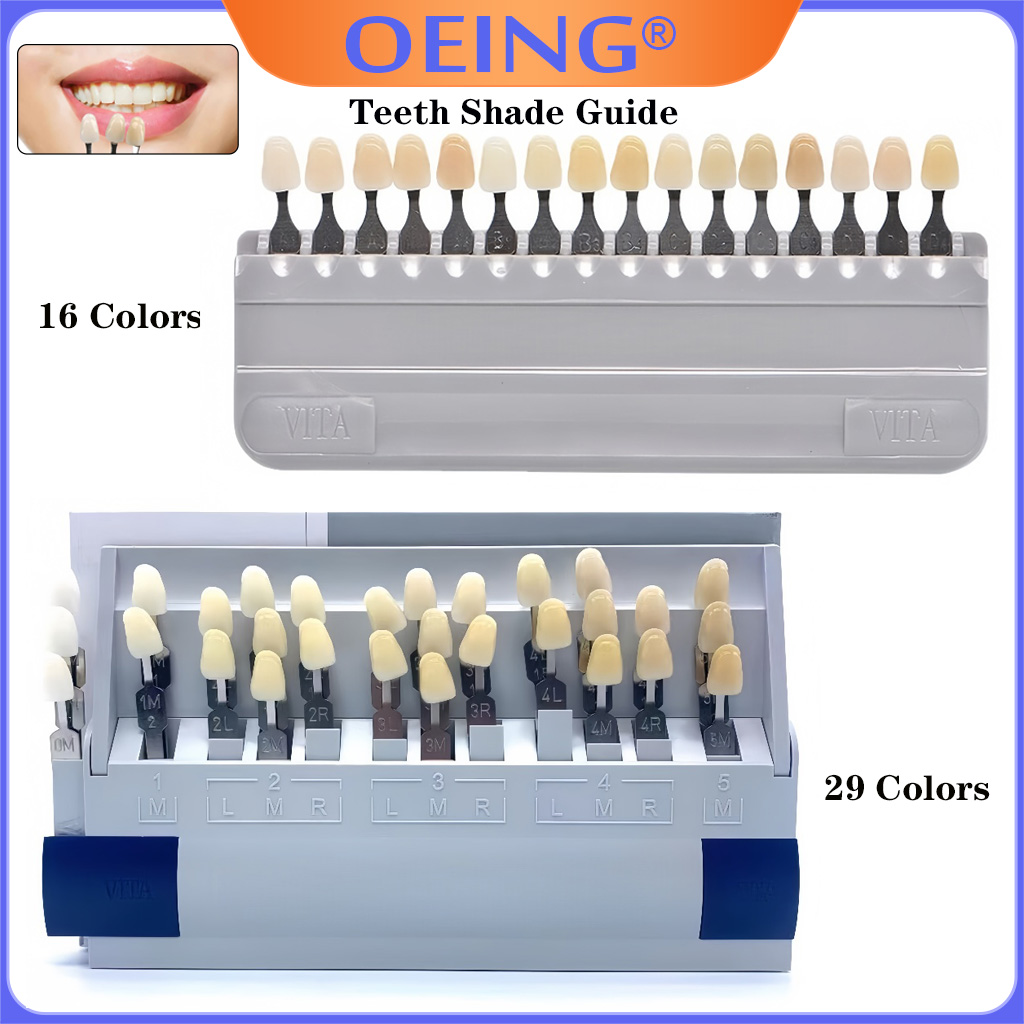 Teeth Whitening Shade Guide - 29/16 цветов, направляющая для зубов, керамическая