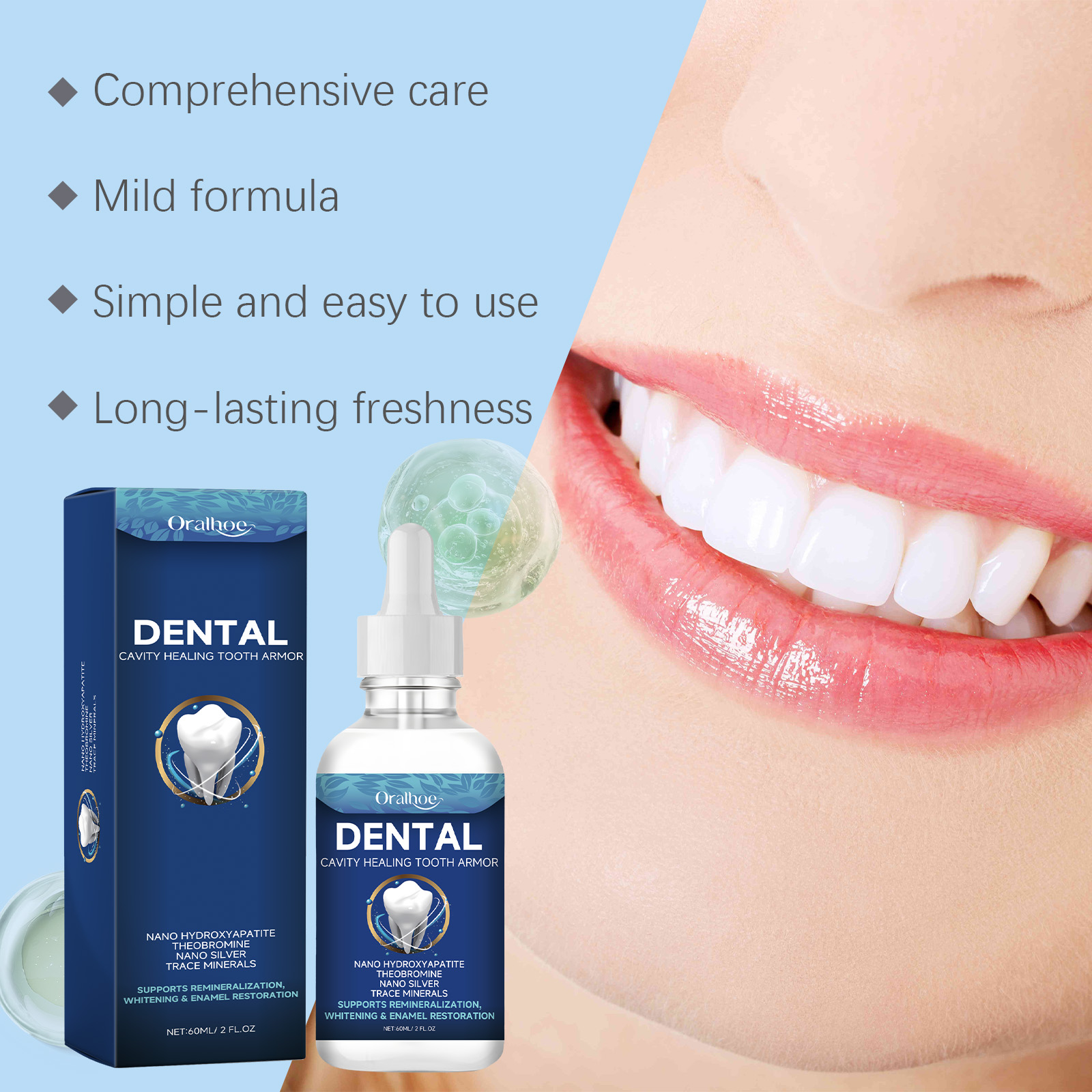 Сыворотка Oralhoe для отбелива – обзор и цена Teeth Whitening Naturally