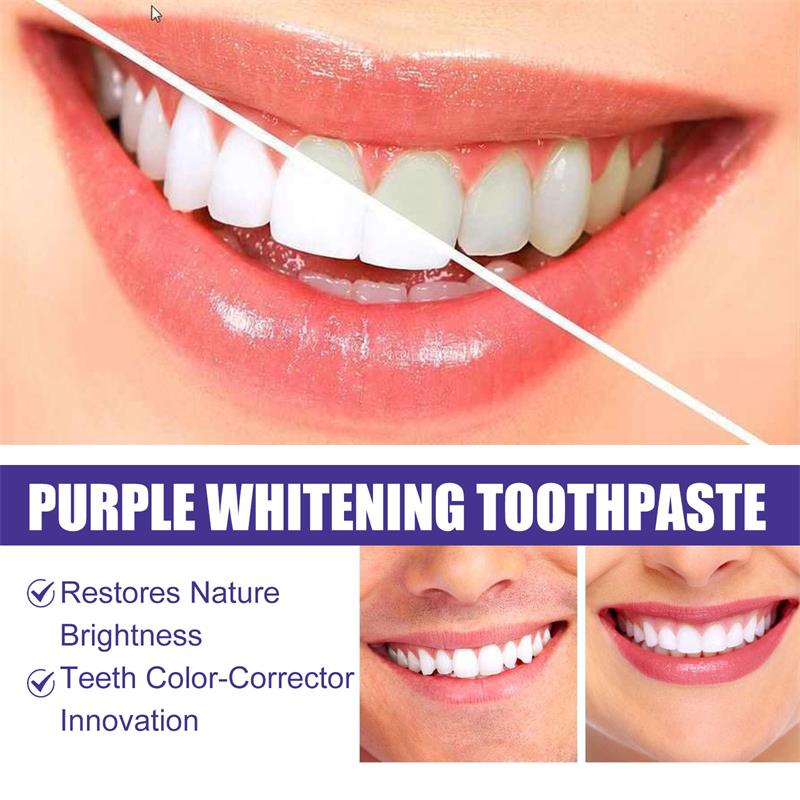 Зубная паста-мусс 9D Purple дл – обзор и цена Teeth Whitening Naturally