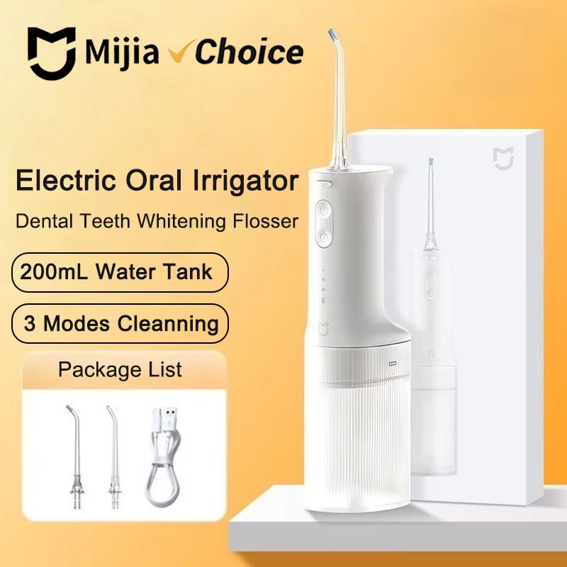 Портативный ирригатор Mijia ME – обзор и цена Water Flosser Cordless
