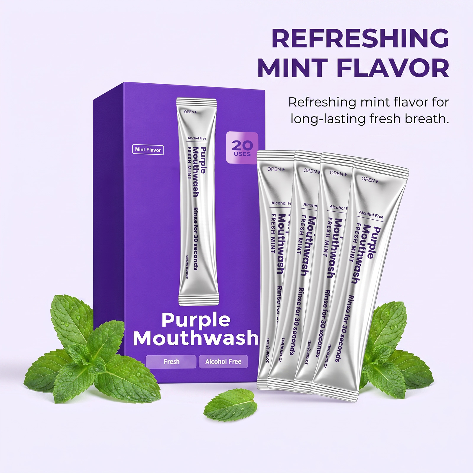 Фиолетовый освежающий ополаски – обзор и цена Teeth Whitening Naturally