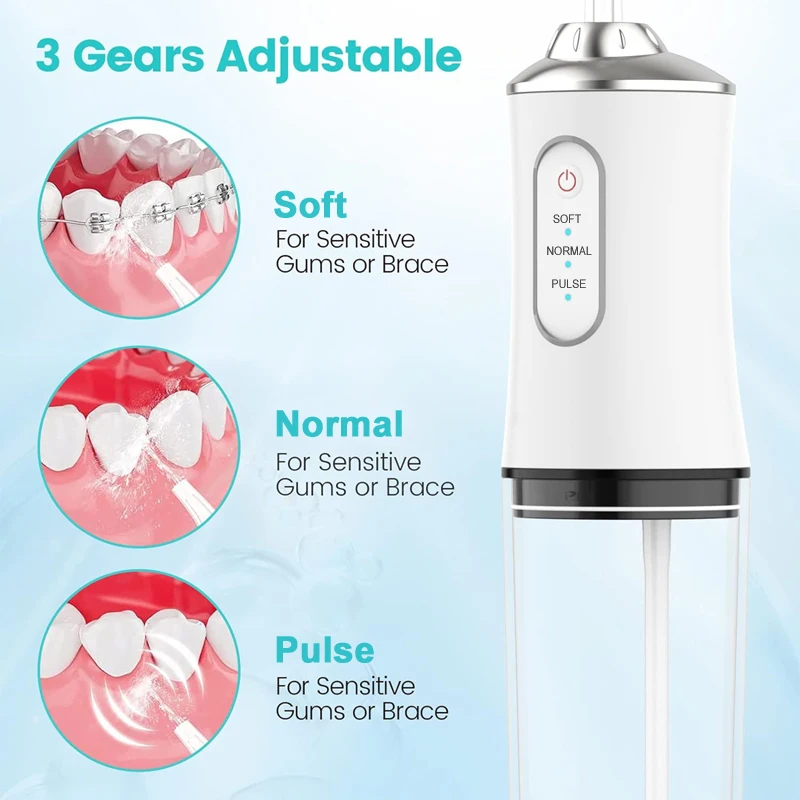 Портативная стоматологическая  – обзор и цена Water Flosser Cordless