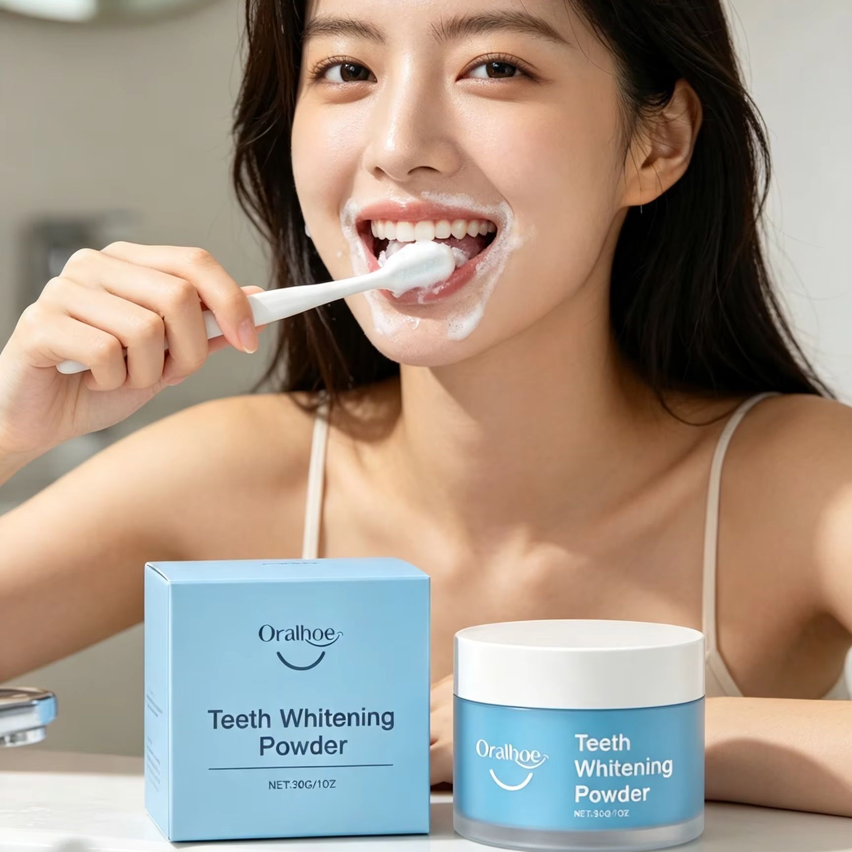 Зубной порошок Oralhoe для чис – обзор и цена Teeth Whitening Diy