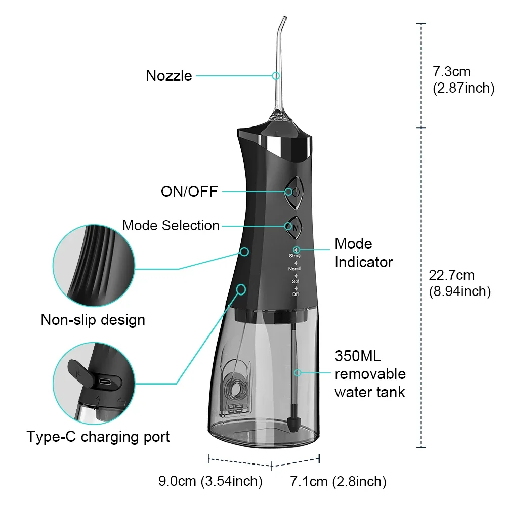 Портативный перезаряжаемый ирр – обзор и цена Water Flosser Cordless