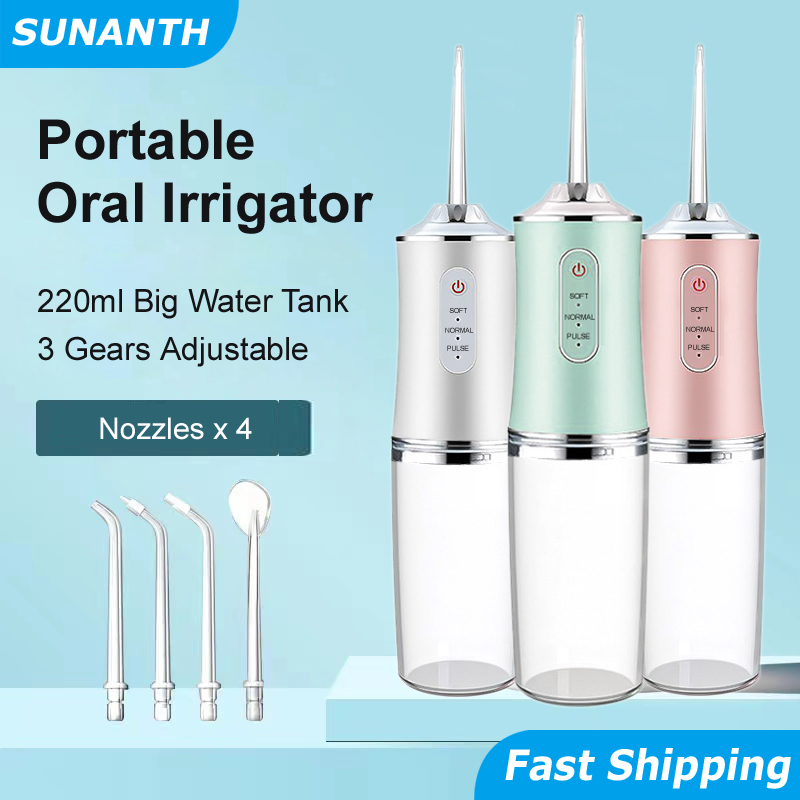 Портативный умный электрически – обзор и цена Water Flosser Cordless