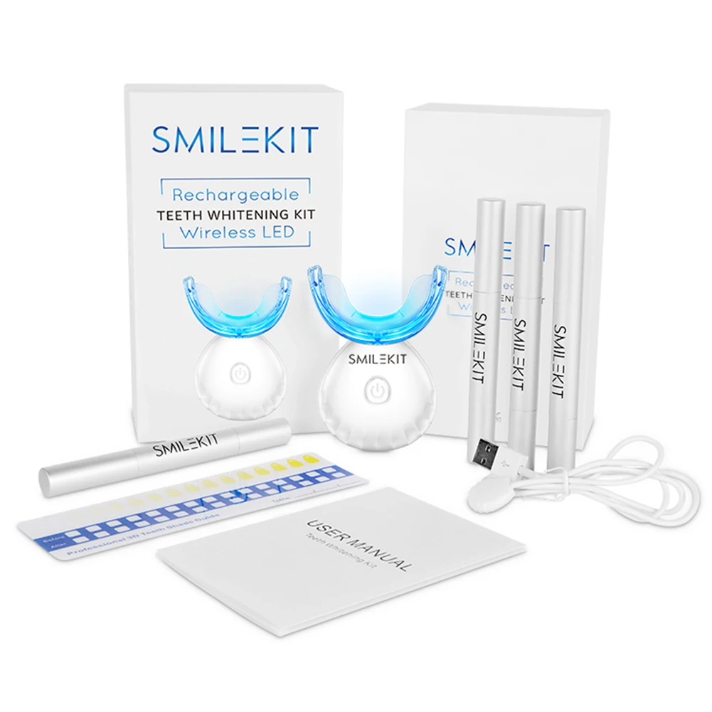 Набор для отбеливания зубов, м – обзор и цена Teeth Whitening Kit With Light