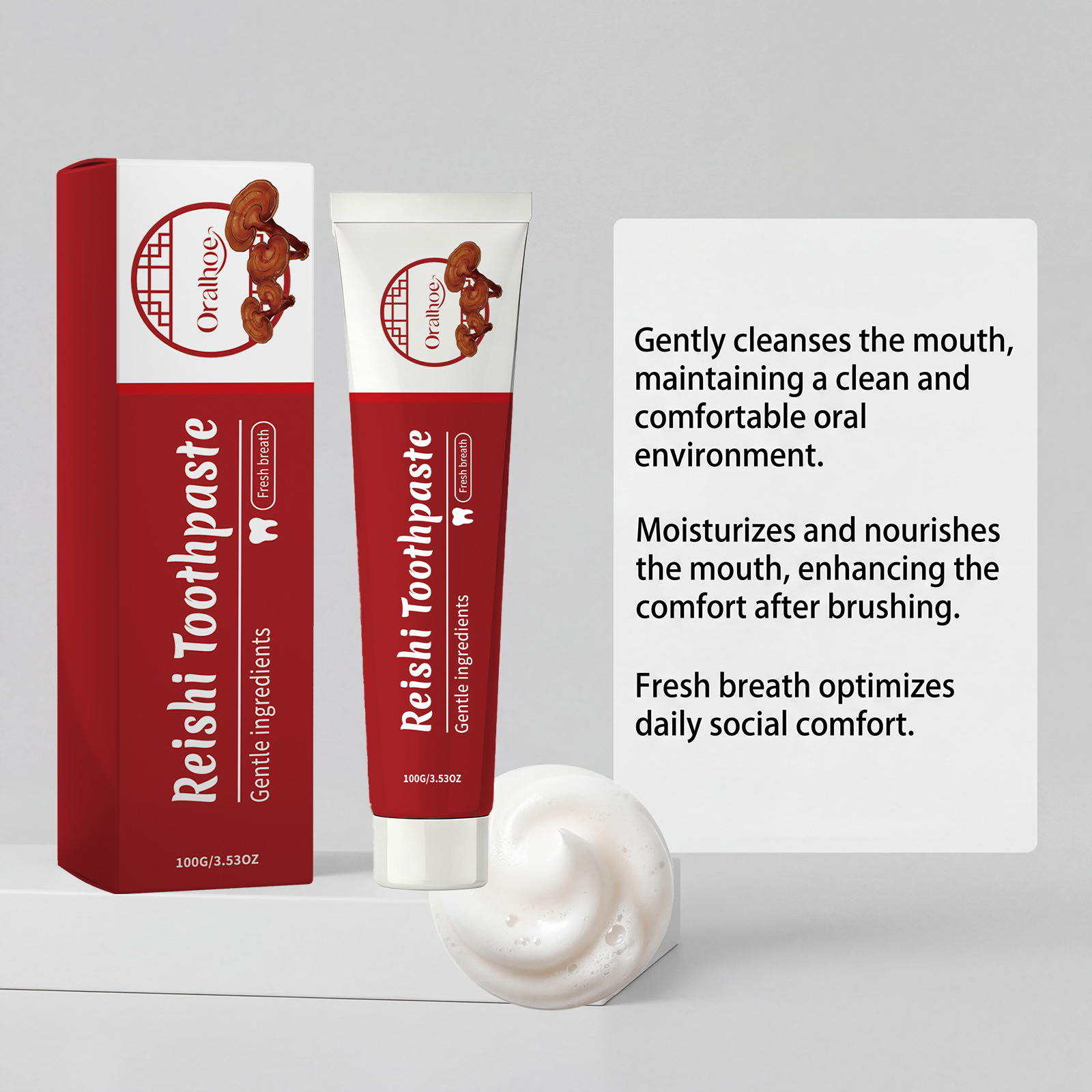 Зубная паста с линчжи для отбе – обзор и цена Teeth Whitening Naturally