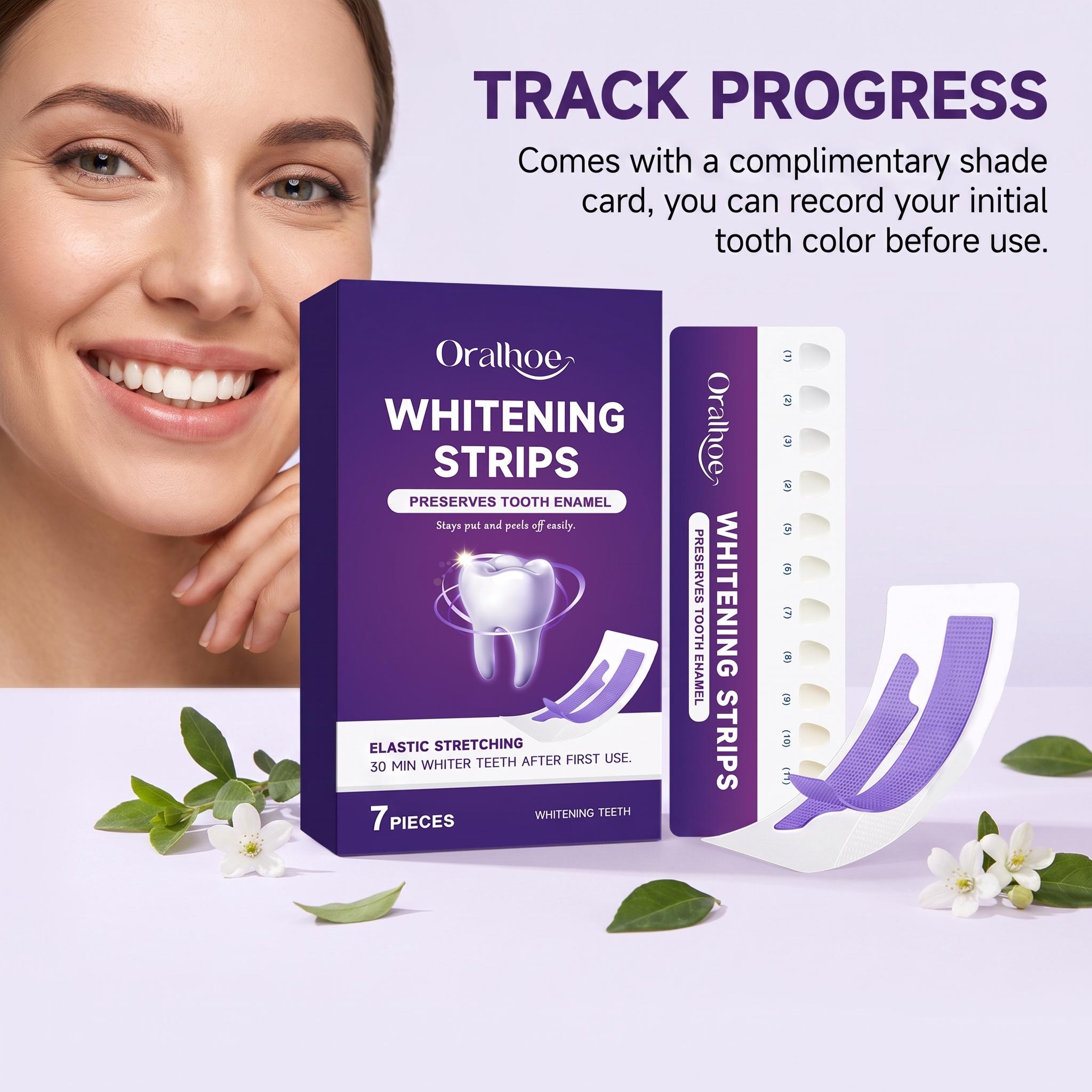 Фиолетовые полоски для отбелив – обзор и цена Teeth Whitening Shade Guide