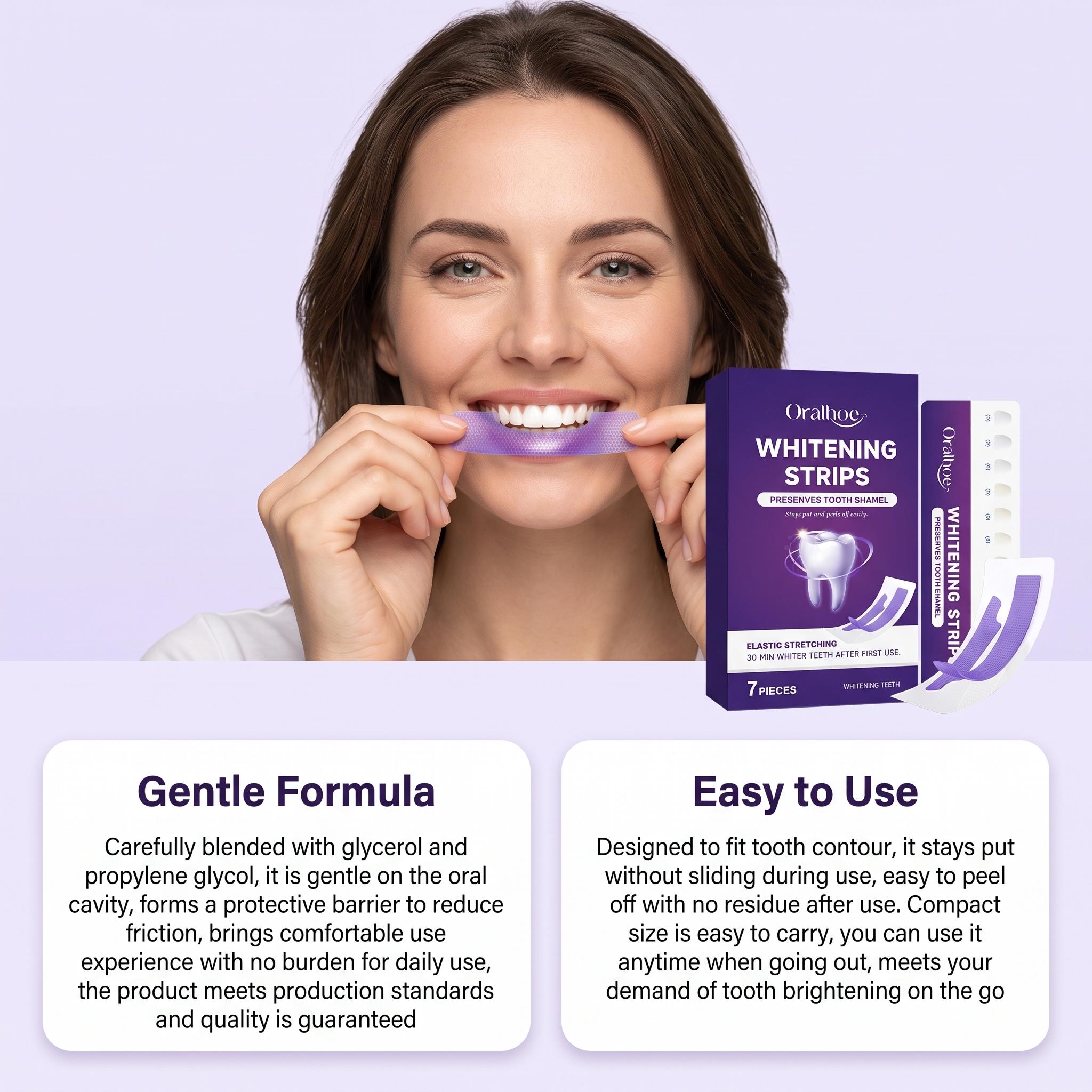 Фиолетовые полоски для отбелив – обзор и цена Teeth Whitening Shade Guide