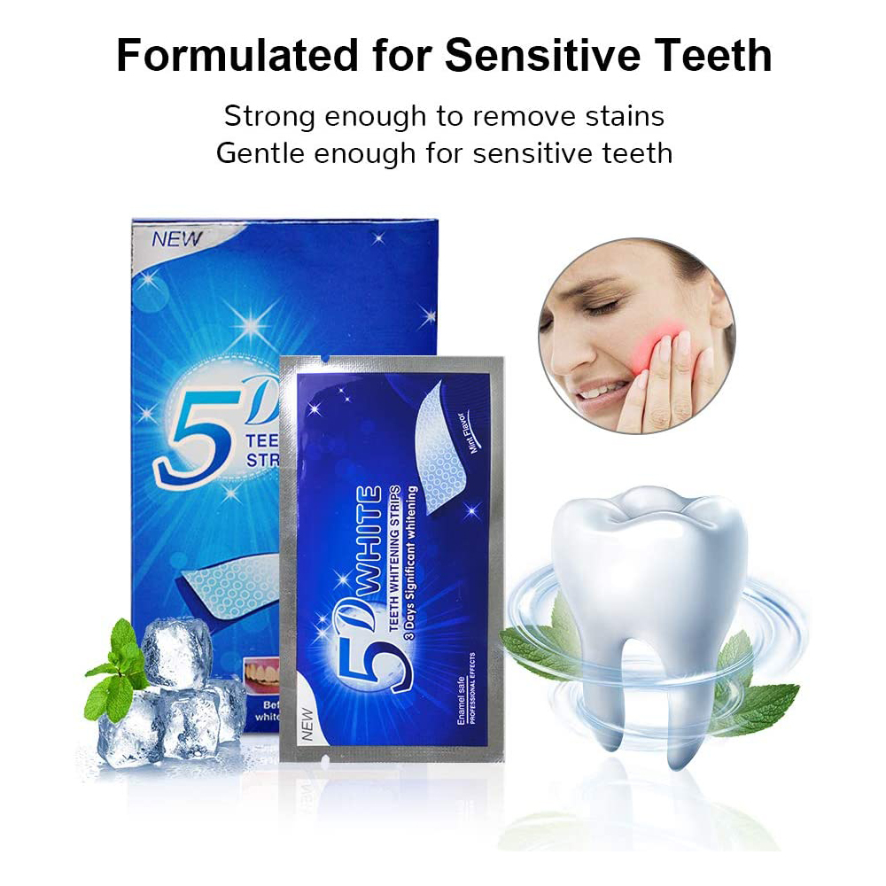 5D-полоски для отбеливания зуб – обзор и цена Teeth Whitening Diy